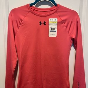 Under Armour NWT Girls YXL Fitted Coldgear Shirt